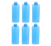 Healeved Reusable Ice Packs Efficient Cold Retention with Ice Crystal Technology 6pcs Pe Material for Coolers and Lunch Boxes for Office and Home Use