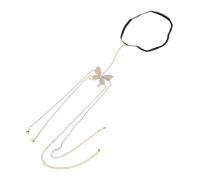 Healeved Rhinestone Butterfly Leg Chain Elastic Thigh Body Jewelry for Women Comfortable Fit Summer Fashion Accessory with Sparkling Decoration