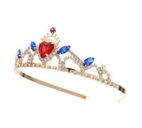 Healeved Rhinestone Tiara Hair Accessories for Birthdays Parties and Cosplay Durable Attractive Design for Friends Princess Crown Hair Clasp