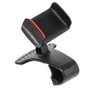 Healeved Rotatable Car Phone Holder for Dashboard and Rearview Mirror, Abs Material with Stable Holding and One-hand Operation, Adjustable 360° Phone Support Bracket for Car Sunshade Use