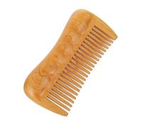Healeved Scalp Massager Hair Growth Comb Wide Tooth Men Detangling Comb Portable Boxwood Hair Styling Tool for Travel