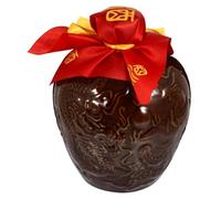 Healeved Sealed Ceramic Wine Jar Storage Container for Brandy Whiskey Vodka Antique Design and Portable Size Suitable for Wine Brewing