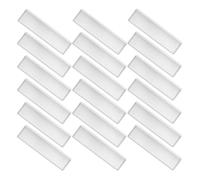 Healeved Self-Adhesive Label Holders 50Pcs PVC Plastic Index Card Sleeves for Office Document Storage and Shelves Organisation