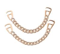 Healeved Shoe Decoration Shoe Chains Stylish Aluminum Alloy Multi-purpose Accessories for Men Women Clogs Sandals with Smooth Surface and Delicate Design