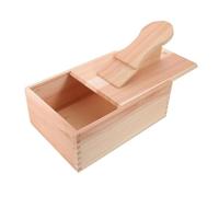 Healeved Shoe Shine Valet Box - Wood Shine Organizer with Foot Rest - Wooden Care Tools Storage for Polish, Brushes, Cloths & Tools