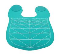 Healeved Silicone Hair Cutting Cape with Striped Design, Extended Large Size Waterproof Hair Dye Collar for Salon and Home, Weighted Neck Wrap Haircut Mat for Hairdressing and Coloring