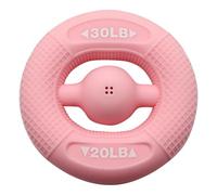 Healeved Silicone Hand Strengthener Ring for Finger and Wrist Training, 20-30lb Resistance Grip Strengthener, Pink Hand Exerciser for Fitness and Muscle Strengthening