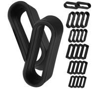 Healeved Silicone Watch Strap Holder Loop in Black Strong Sturdy Material and Easy to Access Design, Replacement Watch Band Strap Retainers Suitable for Sizes and Shapes