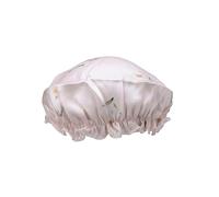 Healeved Silk Hair Sleep Cap Silk Bonnet for Sleeping Printing Bathing Lightweight Flower Print Design