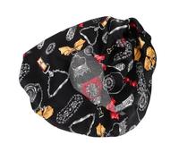Healeved Silk Sleep Cap for Women Hair Loss Cap Elastic Band Simulated Silk Headwear for Night Care Random Color
