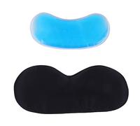 Healeved Silk Sleep Eye Mask Sleeping Eye Mask Lightweight Shading Black Soft Breathable Comfortable for Home and Anywhere Light is A Disturbance