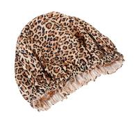 Healeved Silky Hair Bonnet Shower Cap Satin Sleep Cap for Women Chemo Headwear Soft and Breathable Night Sleep Hat Loosely Stretching Straps
