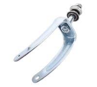 Healeved Silver Steel Wheelchair with Bearing Front Fork Replacement Part Materials and Enhanced Comfort for Mobility Wheelchair Accessories