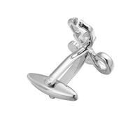 Healeved Silver Stethoscope Cufflinks for Men and Women Creative Fashion Shirt Sleeve Nails Elegant Formal Accessories for Business Weddings and Special Occasions and Stylish Design