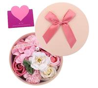 Healeved Simulated Soap Flower Adornment Handmade Realistic Carnation Artificial Flowers for Living Room Decor