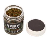 Healeved Simulation Miniature Leaves 120Ml Bottle for DIY Model Railway Scenery, Realistic Fall Foliage for Fairy Garden and Landscape Layout, Spring Green Diorama Materials