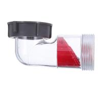 Healeved Sink Trap 1-3/4'' P-Trap Replacement Visible Sink Drain Backflow Preventer One-Way Check Valve for Kitchen Bathroom RV Garbage Disposal Drain Fittings