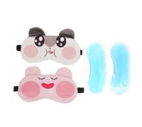 Healeved Sleeping Blindfold Release Stress and Students Comfortable for 2pcs Adjustable Cotton Sleep with PVC Ice Pack, Lightproof Eye Cover to Block Light Office Workers