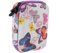 Healeved Small Camera Bag with Mesh Pockets for Digital Camera Compact Portable Case for Travel Photography Fun