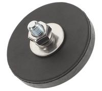 Healeved Small Rubber Coated Magnetic Mount Mounting with Wear-resistant High Hardness Base for Tools and Video Recorder Brackets Camera Fixed and Wedding Car Flower Disk
