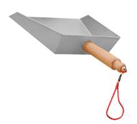 Healeved Small Stainless Steel Mini Dustpan Sturdy Metal Dust Pan for Use and Worktop Cleanup