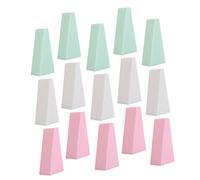Healeved Small Triangle Makeup Puff Face Dry Wet Dual-use Cosmetics Powder Applicators 30pcs Beauty Set