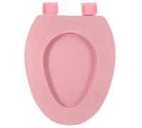 Healeved Soft Foam Toilet Seat with Padded Cushion and Quiet Close Function, Thickened Comfortable Bathroom Toilet Seat Cover Suitable for Home Bathroom Use