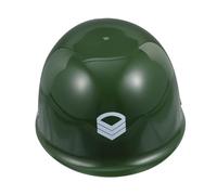 Healeved Soldier Helmet Camouflage Dress Up Cap for Creative Play Safe Durable Plastic for Role Playing Cultivates Thinking Skills