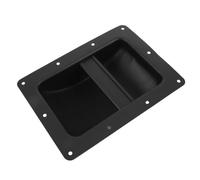 Healeved Speaker Cabinet Recessed Metal Handle 220X162Mm Brushed Steel Replacement Grip for Stage Monitor Box Side Panel