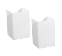Healeved Square Glass Lamp Shade Replacement 2pcs Soft Light Diffuser with Milk White Glass Easy Cleaning, and Minimalist Space-Saving Design for Floor Light and Wall Lamp Suitable