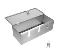 Healeved Stainless Steel Anti-Theft Electrical Outlet Box 86 Type Wall Switch Protector Cover for Residential and Office Use Secure and Sl esign