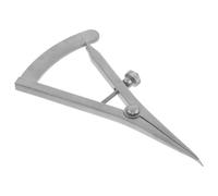 Healeved Stainless Steel Eye Positioning Ruler with Curved Screw Head Eyelid Measurement Gauge for Double Eyelid and Orbital Measurement for Beauty Use