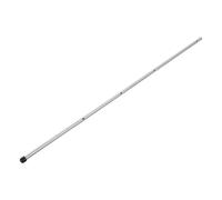 Healeved Stainless Steel Foosball Rod Replacement Table Football Accessory Smooth Rod Movements Reduces Hand Fatigue Silver Plastic End Caps for Table Soccer Game 6mm Diameter 41.5cm Length