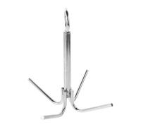 Healeved Stainless Steel Four Claw Grappling Hook Anchor for Boat and Kayak | Silver Finish, Four Claw Structure, Shore and Bottom Docking Use, Easy Installation, High Performance