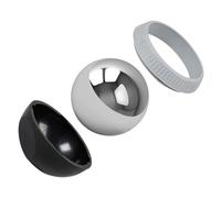 Healeved Stainless Steel Massage Balls for Body and Face, Manual Small Muscle Massager Device with Hot, Portable Handheld Roller for Sports Muscle Relaxation