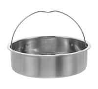 Healeved Stainless Steel Rice Cooker Steamer Basket for Pot with Handle, Sturdy and Practical Steam Rack for Fish and Corn, Suitable for Home and Restaurant Use