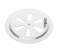 Healeved Stainless Steel Round Louvered Vent with Adjustable Design and Side Knob for Cabin and Marine Boat Airflow Ventilation Plate, Sturdy and Resistant to Grime for Industrial