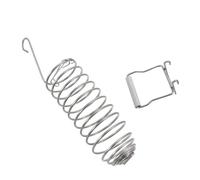 Healeved Stainless Steel Squirrel Corn Feeder with Deformation-resistant Spiral Perch Design and Stable Corn Holder, Cage Accessory for Birds and Parrots in Patio or Bird Cage