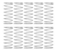 Healeved Stainless Steel Toilet Button Springs 20Pcs Silent Technology, Heavy Duty Spiral Compression Coil for Dual Flush Toilet Cistern Repair in Bathroom