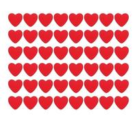 Healeved Stickers Scrapbook Decoration 50pcs Shape Odourless and Light Synthetic Material Craft Embellishments for Valentine's Day and Wedding