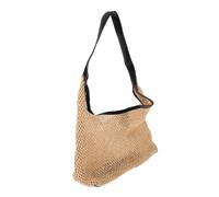 Healeved Stylish Woven Beach Tote Bag for Women Handmade Straw Shoulder Bag Chic Design for Daily Life Travel Vacation and Parties Durable Structure Spacious for Essentials