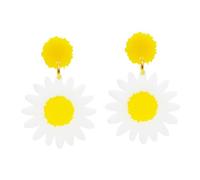 Healeved Sunflower Earrings Jewelry Prevailing Ear Accessories Creative Earbobs Women Earrings for Everyday Wear
