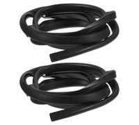 Healeved Sup Paddle Edge Protector Tape with Impact Protection and Lightweight Design 2pcs Black Pvc Material for Paddle Blade and Shaft for Canoeing and Surfing Water Sports Accessories