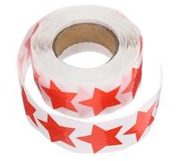 Healeved Tanning Stickers Multipurpose Use Star Shaped 500 Pcs Self Adhesive Versatile Application Body Labels Red Colour for Sunbathing for Beach Vacations