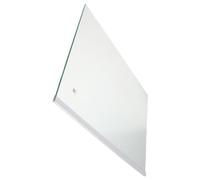 Healeved Tempered Glass Freezer Shelf 400x280mm with Edge Wrap, Universal Refrigerator Glass Partition Board for Fridge Storage and Crisper Drawer Replacement