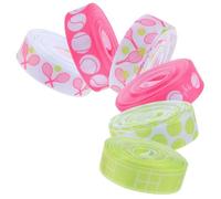 Healeved Tennis Sports Ribbon Polyester Material 6pcs Baseball Print, Easy to Sew Webbing for Party Decorations and Crafts for Outdoor Events and Vibrant Sports Atmosphere