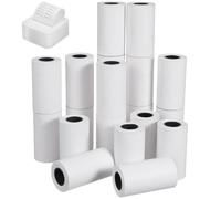 Healeved Thermal Paper Rolls 55mm Width Cash Register for 20 Rolls and, Smooth, Sturdy Printing Paper Card Machine for Supermarket and Hospital Use