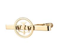 Healeved Tie Clip Stainless Steel Lawyer Emblem Vintage Style Men's Shirt Accessory for Wedding Party Business Attire Necktie Fastener