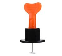 Healeved Tile Leveling System Kit DIY Flooring Tools 100 Pcs Plastic Tile Leveler Locator with Easy Attachment and Removal, Reduces Fatigue for Wall Buildings and Building Floor