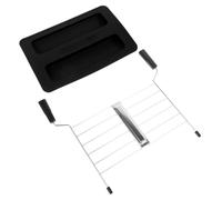 Healeved Toaster Protector Appliance Cover Breakfast Maker Lid Bread Maker Upper Cover Stainless Steel Silicone Wear Resistance Smooth Beautiful Design for Toasting Teacakes and Bread Buns